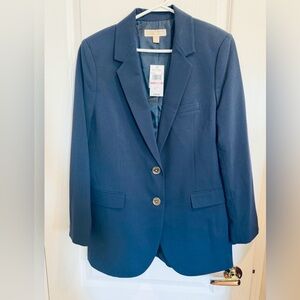 Micheal Kors Navy Blue Blazer with Gold Buttons